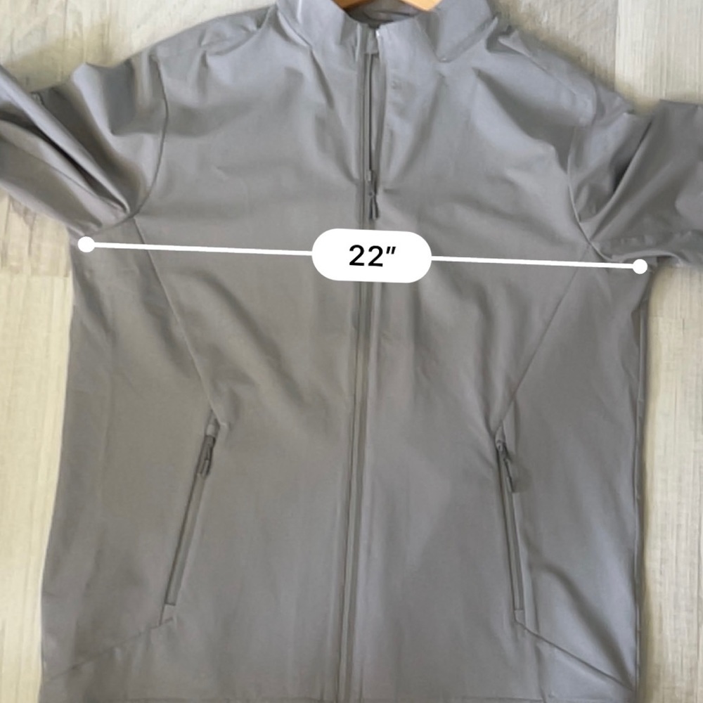 Levelwear Golf Protect Rain Jacket Club Collar Mens large gray - Picture 2 of 7
